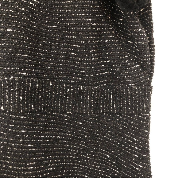 NWT Loft Plus 16 tweed fit and flare dress black white size zipper 0941 - Picture 6 of 14